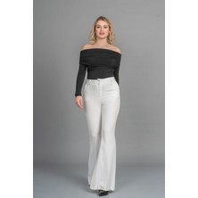 MissVina Kemerli Ispanyol Paça Pantolon 3891