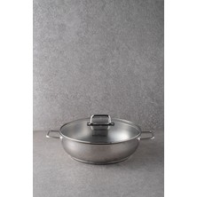 30 cm Çelik Karnıyarık Tencere