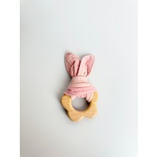 Bon Chic Baby Diş Kaşıyıcı Somon Renk Kurdelalı