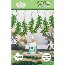 Bal10 Dünyası 7'li Doğa Temalı Yaprak Tavan Süsü