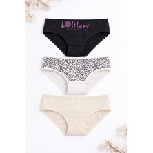 Lolitam Hb Comfort Kadın Pamuklu Slip Külot 3’lü Set – Konfor ve Şıklık