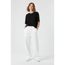Kadın Baggy Oversize 3 Iplik Bol Paça Mevsimlik Eşofman