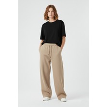 Kadın Baggy Oversize 3 Iplik Bol Paça Mevsimlik Eşofman