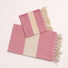 Ve Yeniden Elmas Peştamal ve Peşkir Takımı – Pembe