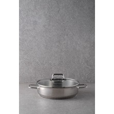 26 cm Çelik Karnıyarık Tencere