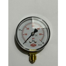 Simga Çap Ø40 mm Alttan Bağlantılı Kuru Tip Manometre