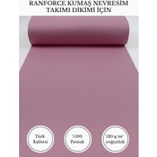 Fabricstown Ranforce Kumaş Nevresim Dikimi Için – %100 Pamuk, 240 cm × 100 Cm, Düz Boyalı
