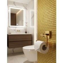 Emfa Aksesuar Gold Tuvalet Kağıtlığı - Premium Altın Açık Tuvalet Kağıtlık %100 Pirinç Paslanmaz