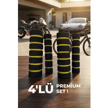 İss Bilişim Motosiklet Sünger Elcik – 4’li Set (Kırmızı / Sarı)