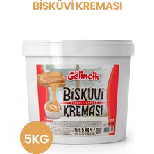 Gelincik Bisküvi Kreması Smooth Özel Üretim 5KG Kahvaltılık Krema Bisküvi Kreması