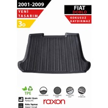 Raxon Fiat Doblo Kısa Şase 2001-2009 Bagaj Havuzu – 3D Özel Kalıp | Su Geçirmez, Kaymaz, Tam Uyum