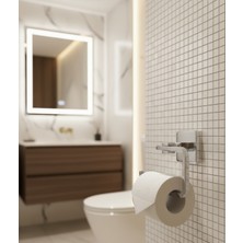 Emfa Aksesuar Krom Tuvalet Kağıtlığı - Premium Açık Tuvalet Kağıtlık %100 Pirinç Paslanmaz