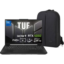 Asus Tuf Gaming FX607VU-RL146 FR98 Intel Core 5 210H 40 GB 1 Tb RTX4050 Yok (Free Dos) 16" Oyun Bilgisayarı + Çanta
