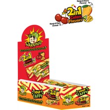 Warnıng Sour Taffy Vişne-Mango Ekşi Yumuşak Şekerleme (42GX12ADET)
