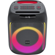 Kenwood Parti Hoparlörü AS-P200BT - Dinamik Işık Gösterisi, 10 Saat Pil Ömrü, Bluetooth, Tws (Kablosuz Stereo), Usb, Sd Kart, Aux Girişi, Mikrofon Girişi, Siyah