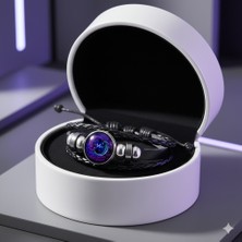 Diyar Tasarım Balık Burcu Için Bolluk, Bereket ve Güç Enerjili Özel Tasarım Bileklik, Gece Parlayan