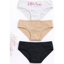 Lolitam Hb Comfort Kadın Pamuklu Slip Külot 3’lü Set – Konfor ve Şıklık