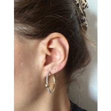 Renda Accessory Boncuk Halka Küpe