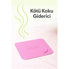 Ozzen Pembe Kötü Koku Böcek Önleyici Silikon Mat Banyo Mutfak Lavabo Balkon Gider Tıpası Kapağı