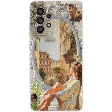 Manitoba Samsung Galaxy A33 Uyumlu Baskılı Yumuşak Silikon Şeffaf Telefon Kılıfı