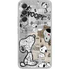 Manitoba Samsung Galaxy A36 Uyumlu Baskılı Yumuşak Silikon Şeffaf Telefon Kılıfı