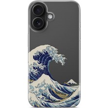 Manitoba Iphone 16 Plus Uyumlu Baskılı Yumuşak Silikon Şeffaf Telefon Kılıfı