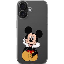 Manitoba Iphone 16 Plus Uyumlu Baskılı Yumuşak Silikon Şeffaf Telefon Kılıfı