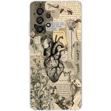 Manitoba Samsung Galaxy A32 Uyumlu Baskılı Yumuşak Silikon Şeffaf Telefon Kılıfı