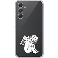 Manitoba Samsung Galaxy A16 Uyumlu Baskılı Yumuşak Silikon Şeffaf Telefon Kılıfı