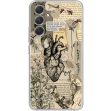 Manitoba Samsung Galaxy S24 Uyumlu Baskılı Yumuşak Silikon Şeffaf Telefon Kılıfı
