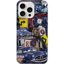 Manitoba Iphone 15 Pro Max Uyumlu Baskılı Yumuşak Silikon Şeffaf Telefon Kılıfı