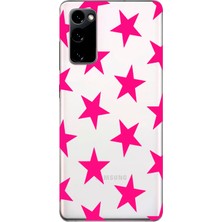 Manitoba Samsung Galaxy S20 Fe Uyumlu Baskılı Yumuşak Silikon Şeffaf Telefon Kılıfı