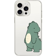 Manitoba Iphone 15 Pro Uyumlu Baskılı Yumuşak Silikon Şeffaf Telefon Kılıfı