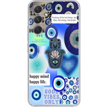 Manitoba Samsung Galaxy A34 Uyumlu Baskılı Yumuşak Silikon Şeffaf Telefon Kılıfı