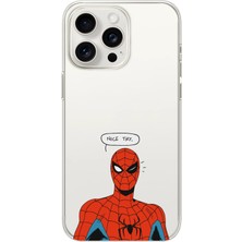 Manitoba Iphone 15 Pro Uyumlu Baskılı Yumuşak Silikon Şeffaf Telefon Kılıfı