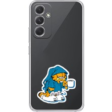 Manitoba Samsung Galaxy A35 Uyumlu Baskılı Yumuşak Silikon Şeffaf Telefon Kılıfı