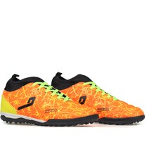 Kajila Turuncu Çoraplı Halı Saha Ayakkabı - Bağcıklı, Rahat Konforlu ve Dayanıklı Futbol Ayakkabısı