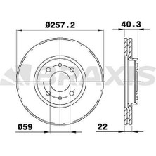 Braxis On Fren Dısk Aynası Doblo Lınea Bravo Panda 1,4 / 1,3jtd Stılo Idea 1,2 16V 1,3jtd Tempra Tıpo 2,0 I Brava Bravo Marea 1,8 1,9td Nemo Bıpper Fıorıno 1,3hdı1,3jtd