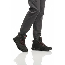 Scooter Siyah Kırmızı Su Geçirmez Kayma Taban Erkek Outdoor Bot M7200 M