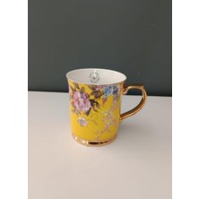 Roykıng Kupa Bardak Sarı Çiçekli 400 ml