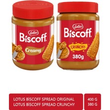 Lotus Biscoff Spread Original 400 gr + Biscoff Spread Crunchy 380 gr (Ikisi Bir Arada)