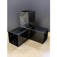 İlmus Ilmus 3 Kollu Köşe - Kiriş Bağlantı Braketi 100*100*2,5 Mm.metal Profil