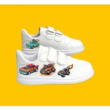 ALCdesing Baskılı Erkek Çocuk Hafif Tabanlı Rahat Kalıp Spor Ayakkabı ve Sneakers