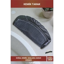 Letsii Doğal Kemik Saç Tarağı Antistatik Elektriklenme Önleyici Tarak