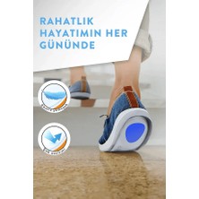 Topuk Yastığı ve Ortopedik Jel Topukluk, Topuk Dikeni ve Ağrısı Için Destekleyici Rahatlatıcı Topuk Kırmed