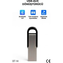 BT Teknik Araç Teyp Bluetooth Çevirici USB Dönüştürücü