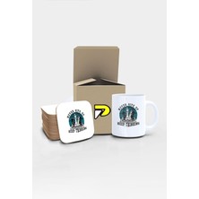 Storemax Satranç Up Tasarımlı Baskılı Kupa Bardak Seti, Eğlenceli Özel Hediye Mug