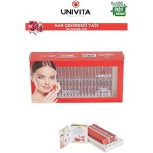 Storemax Unıvıta %100 Doğal Katkısız Nar Çekirdeği Yağı - 20 Günlük Bakım Kürü - 80 ml (4ml x 20)