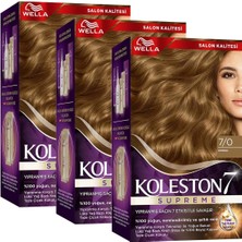 Storemax Wella Koleston Supreme Saç Boyası 7/0 Kumral X3'lü