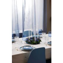 Storemax Tabak, Pasta Tabağı, Taş Tatlı Tabağı, 21 cm Çap, Krem/krem